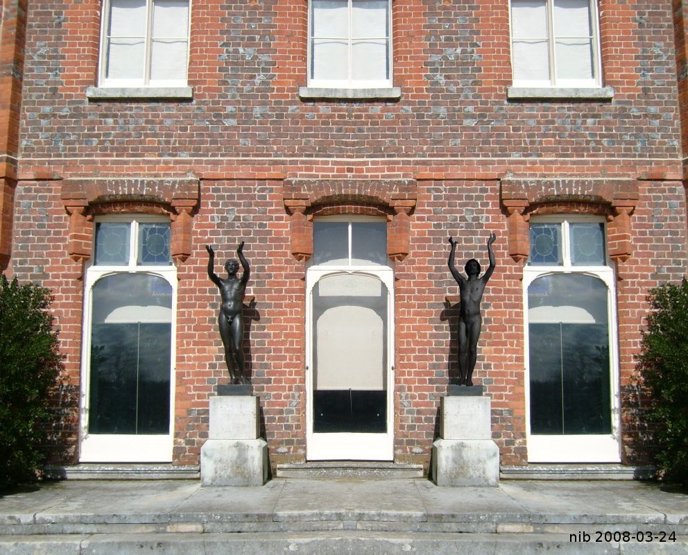 nib as a bronze statue