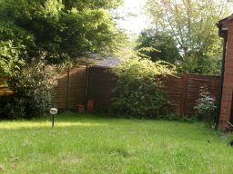 view w from flower bed